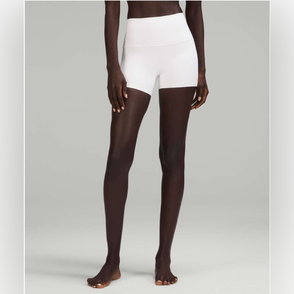 lululemon athletica Pants - Lululemon Align High-Rise Short 6” in White Size 10